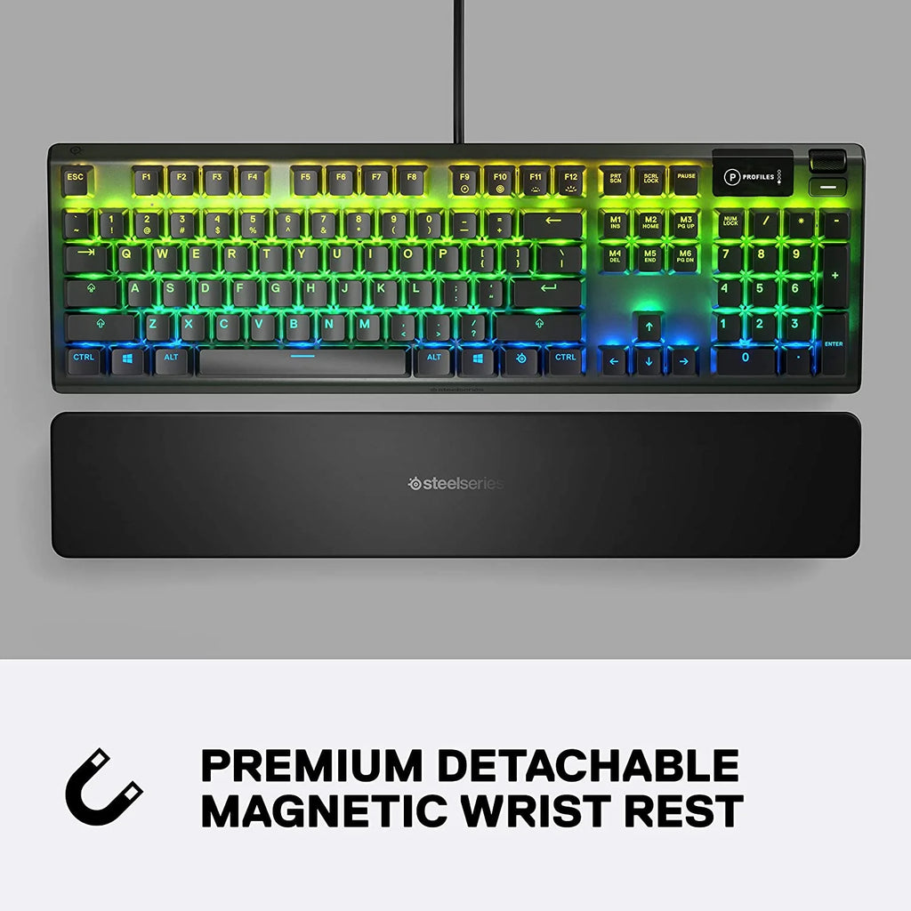 Apex 5 Mechanical Gaming Keyboard with Per-Key RGB Illumination and OLED Smart Display
