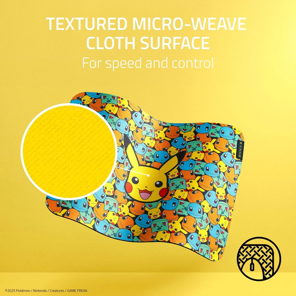 Gigantus V2 Soft Gaming Medium Mouse Mat, Pokemon Kantos Starter Edition