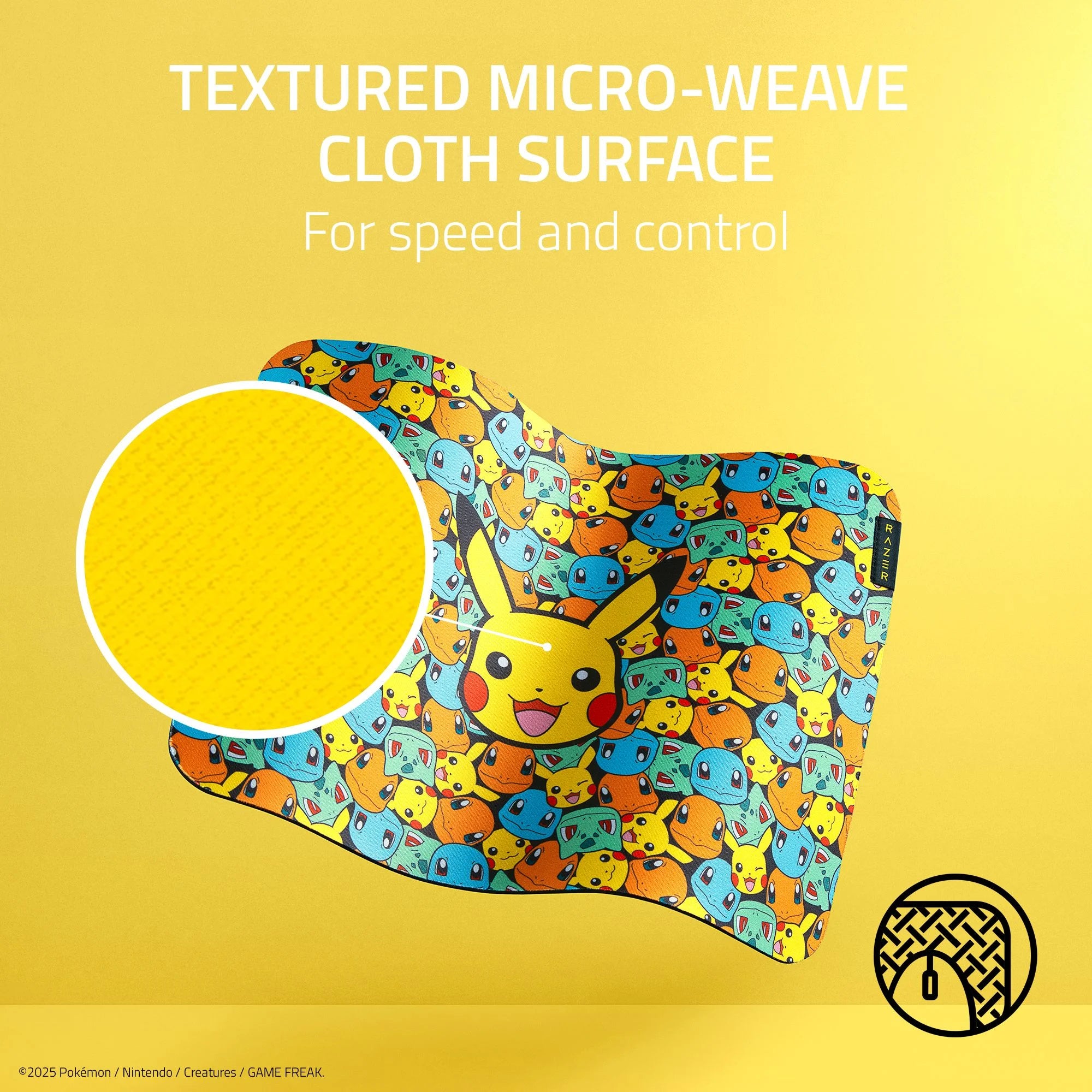 Gigantus V2 Soft Gaming Medium Mouse Mat, Pokemon Kantos Starter Edition