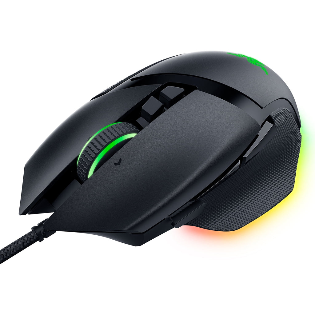Basilisk V3 Customizable Ergonomic Wired PC Gaming Mouse, Chroma RGB, 26K Optical Sensor, Hyperscroll Tilt Wheel, Black