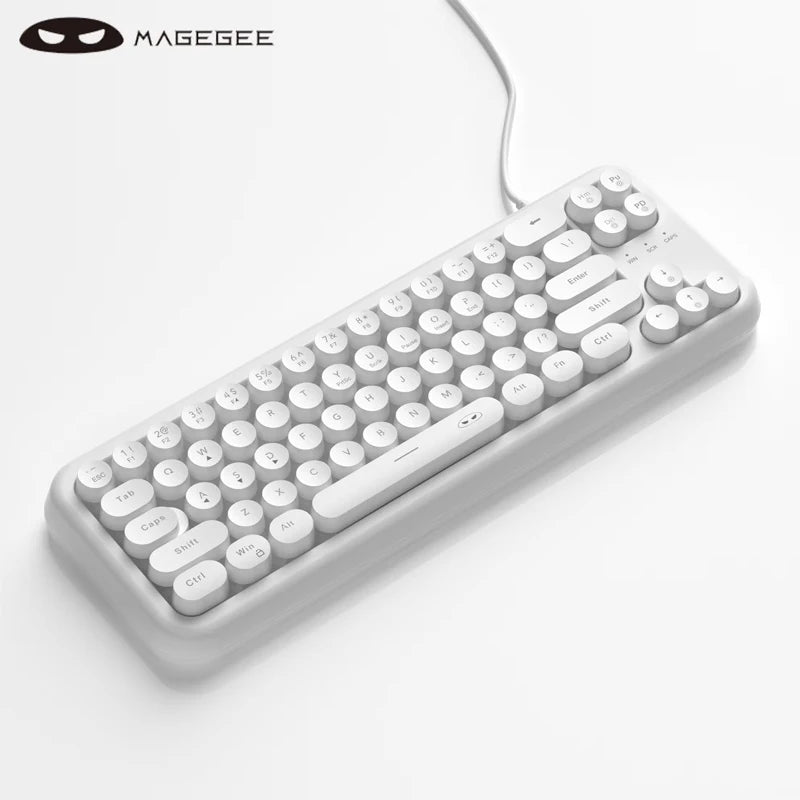 Mini 60% Gaming Keyboard, RGB Backlit 61 Key Ultra-Compact Keyboard, TS91 Ergonomic Waterproof Mechanical Feeling Office