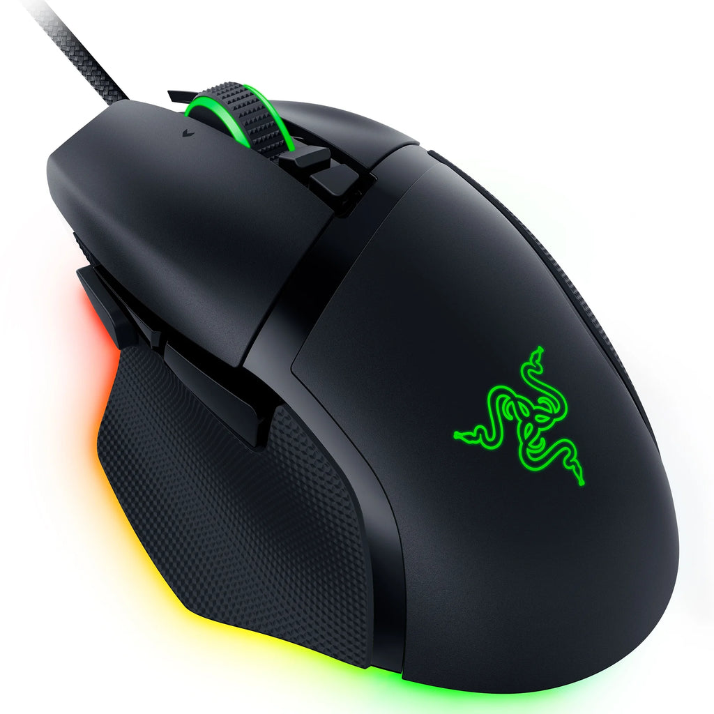Basilisk V3 Customizable Ergonomic Wired PC Gaming Mouse, Chroma RGB, 26K Optical Sensor, Hyperscroll Tilt Wheel, Black