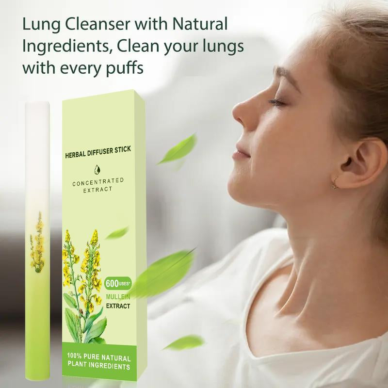 Thyme and Mint Extracts for Lung Detoxification and Oral Air Freshening, Herbal Diffusion Pen Relaxation Stick Solution Healthcare Healthy Wellness Treatment Therapeutic Therapy Aromatherapy Essential Natural
