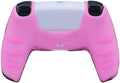 Pink Controller Skins ,Silicone Controller Cover Skin Protector Compatible Ps5 Controller (Pink Pro Thumb Grip X 8)