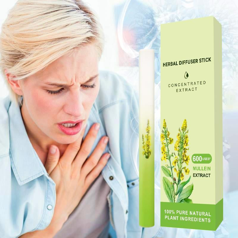 Thyme and Mint Extracts for Lung Detoxification and Oral Air Freshening, Herbal Diffusion Pen Relaxation Stick Solution Healthcare Healthy Wellness Treatment Therapeutic Therapy Aromatherapy Essential Natural