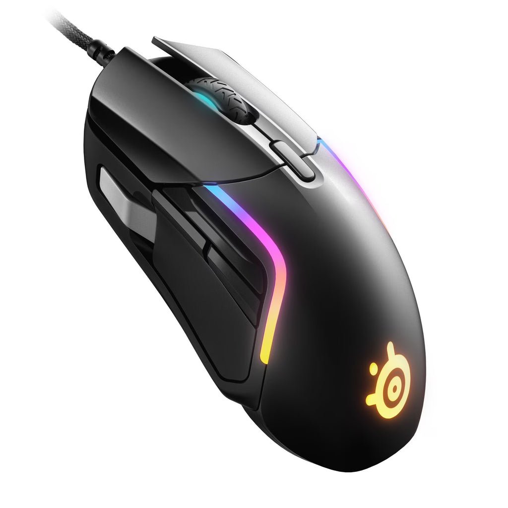 Rival 5 Gaming Mouse with 9 Programmable Buttons and 18K CPI Truemove Air Optical Sensor
