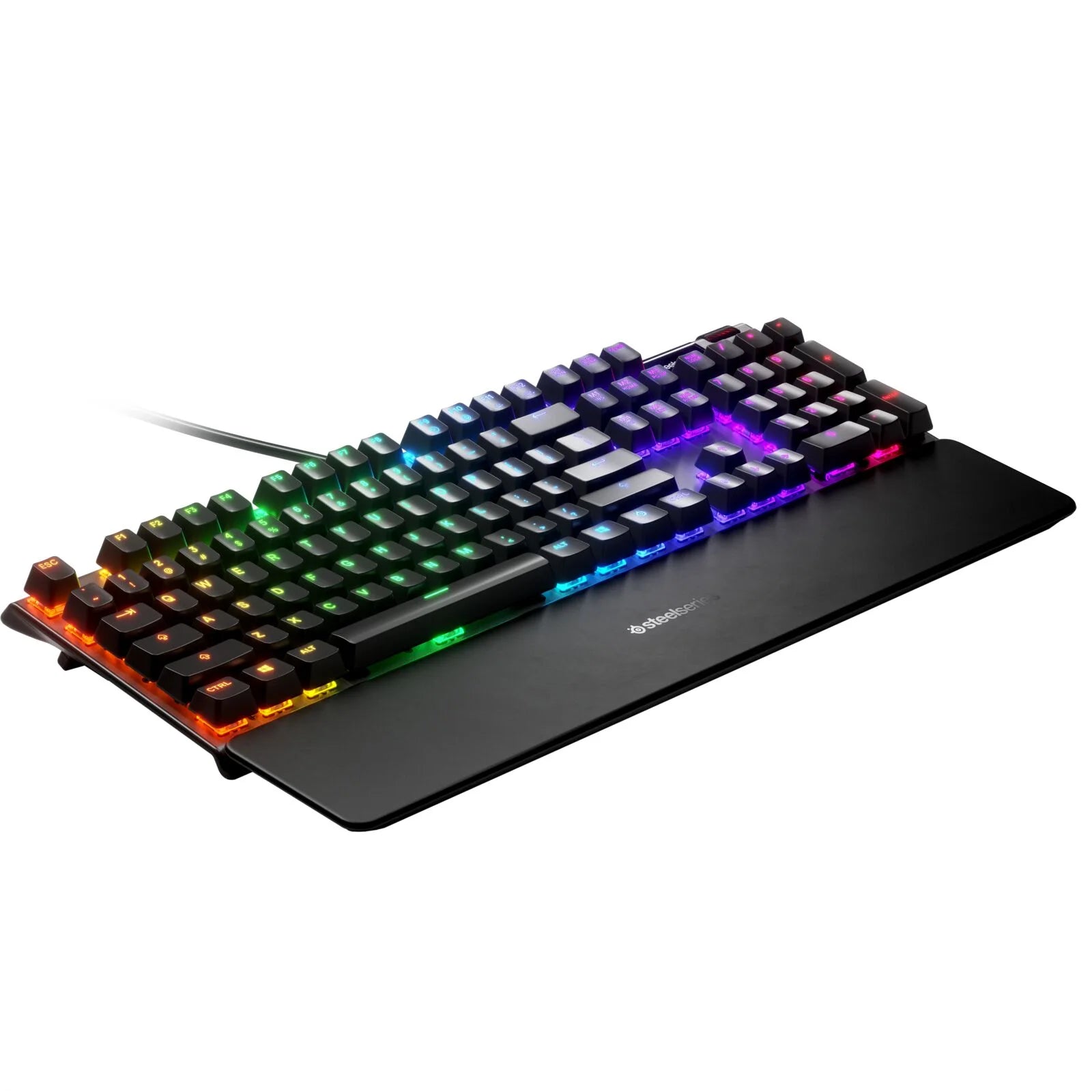 Apex 5 Mechanical Gaming Keyboard with Per-Key RGB Illumination and OLED Smart Display