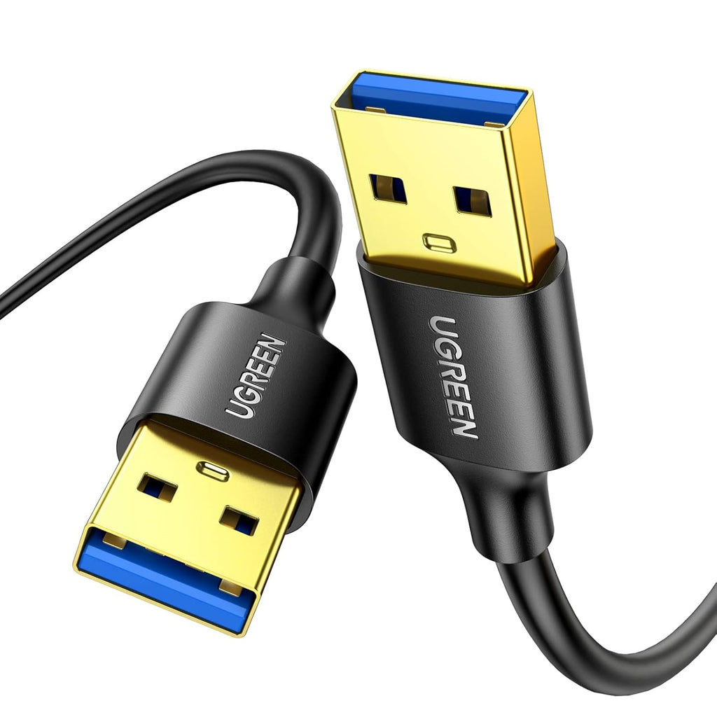 USB to USB, 5 Gbps USB 3.0 Cable, Nylon Durable Male to Male Cable, Compatible with Hard Drive, Cooling Fan/Pad, Camera, DVD Player, TV, Flash Light, Hub, Monitor, Speaker, and More 3.3 FT
